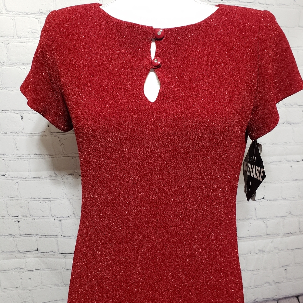 Vintage Virgo Petites Sz 6P Union Made Dress NWT - Picture 7 of 14